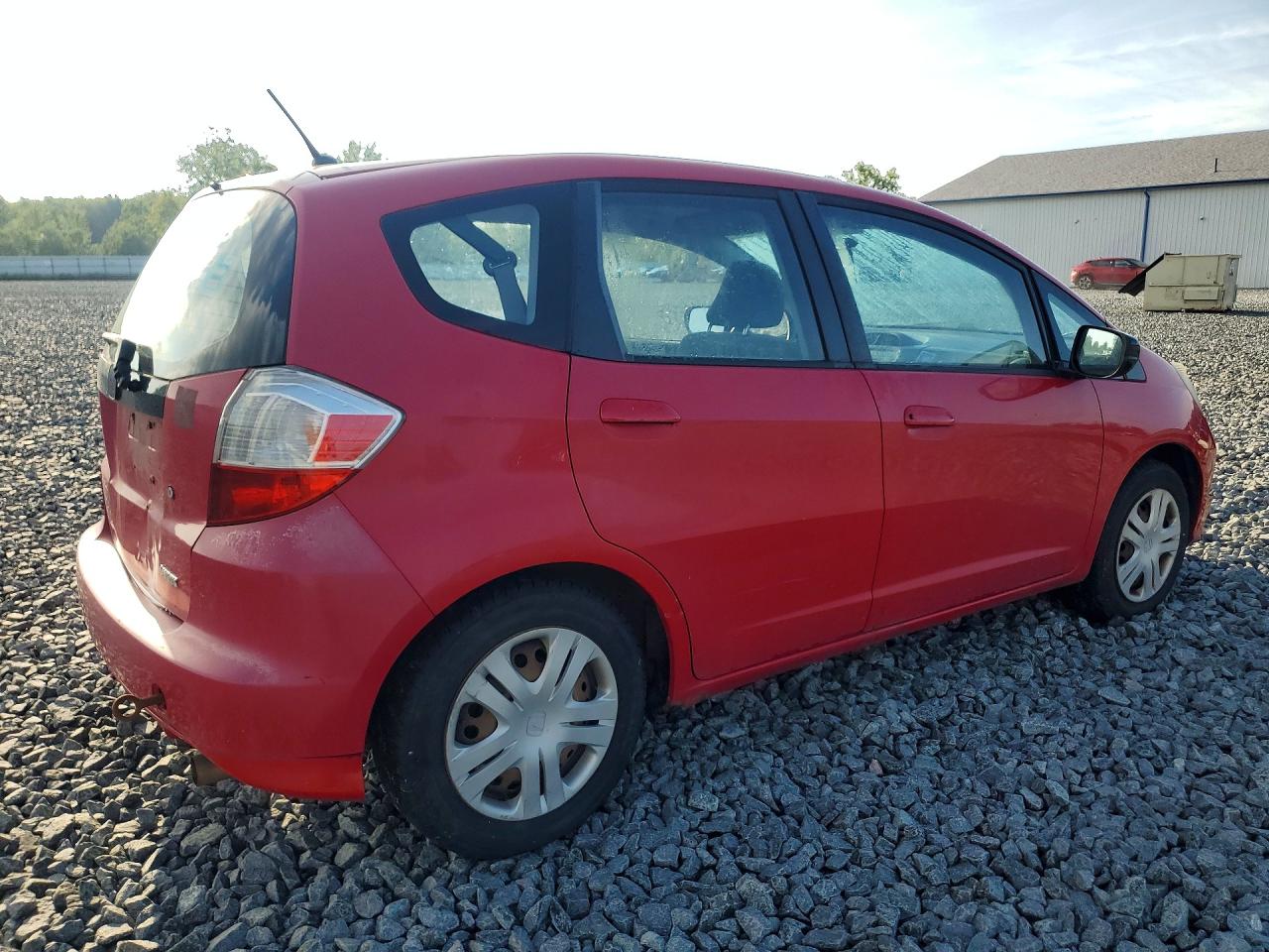 2010 Honda Fit Red vin: JHMGE8H26AC015475