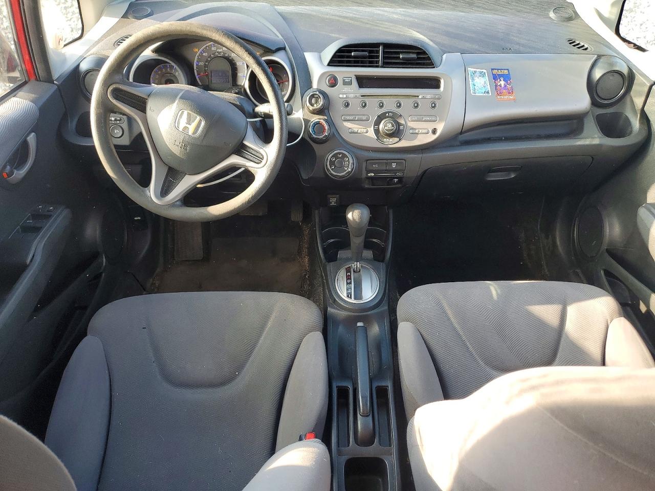 2010 Honda Fit Red vin: JHMGE8H26AC015475