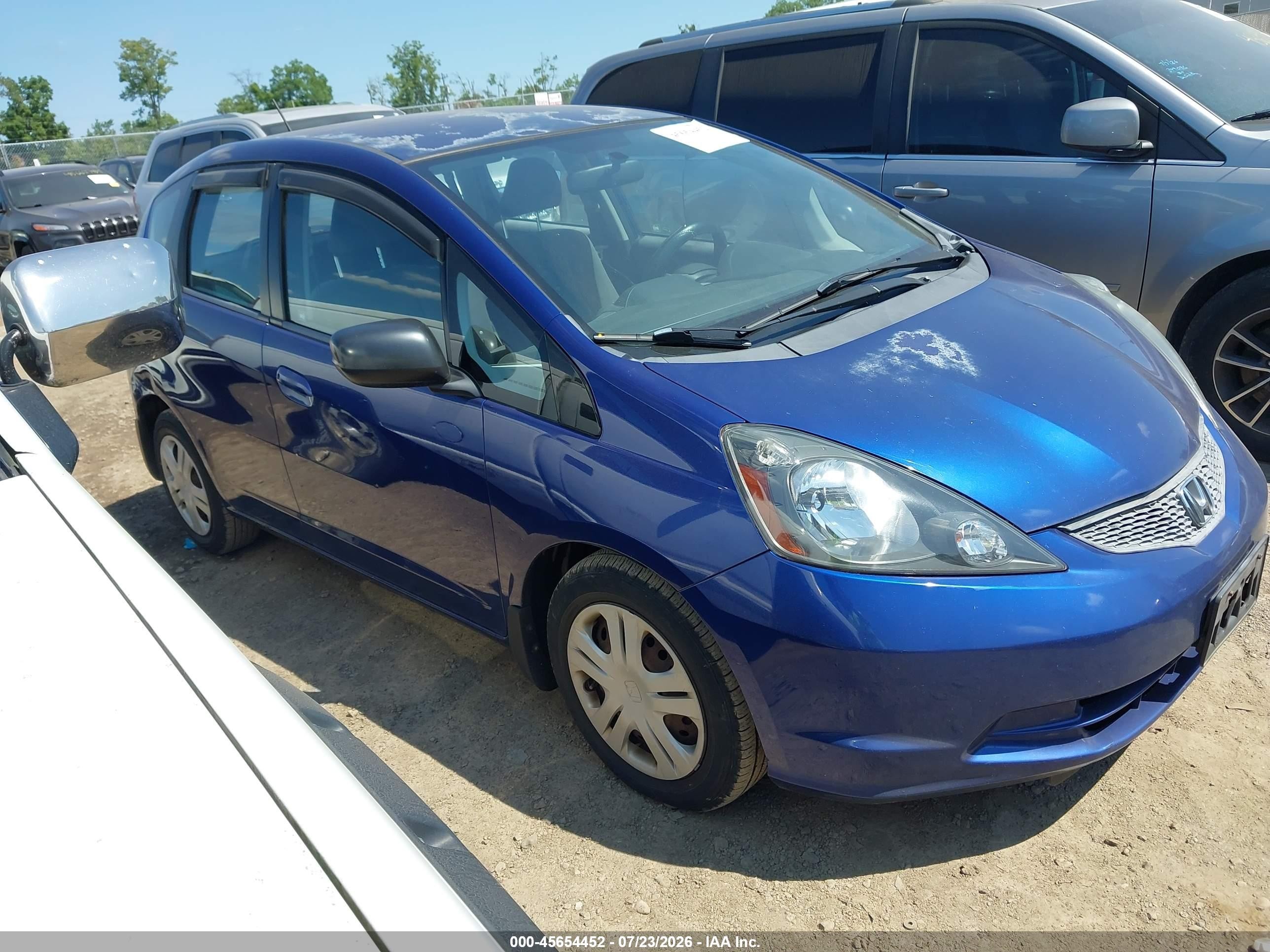 2010 Honda Fit   Blue vin: JHMGE8H26AC019865
