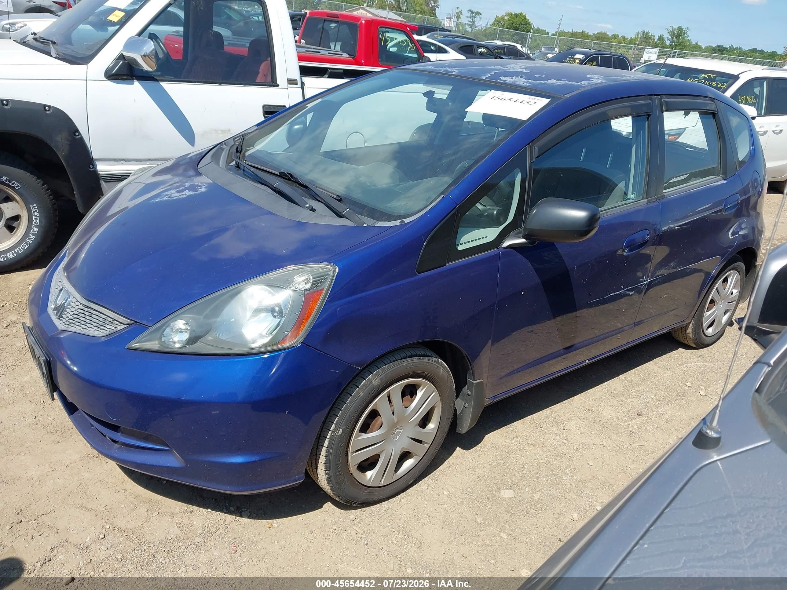 2010 Honda Fit   Blue vin: JHMGE8H26AC019865