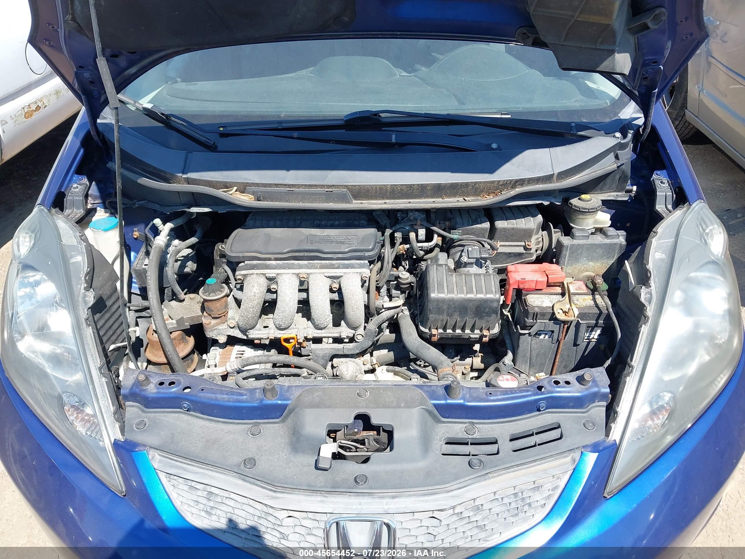 2010 Honda Fit   Blue vin: JHMGE8H26AC019865