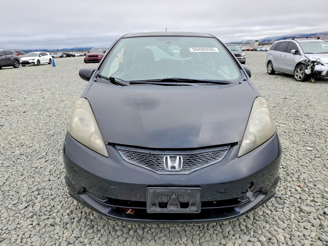 2010 Honda Fit Black vin: JHMGE8H26AC038190