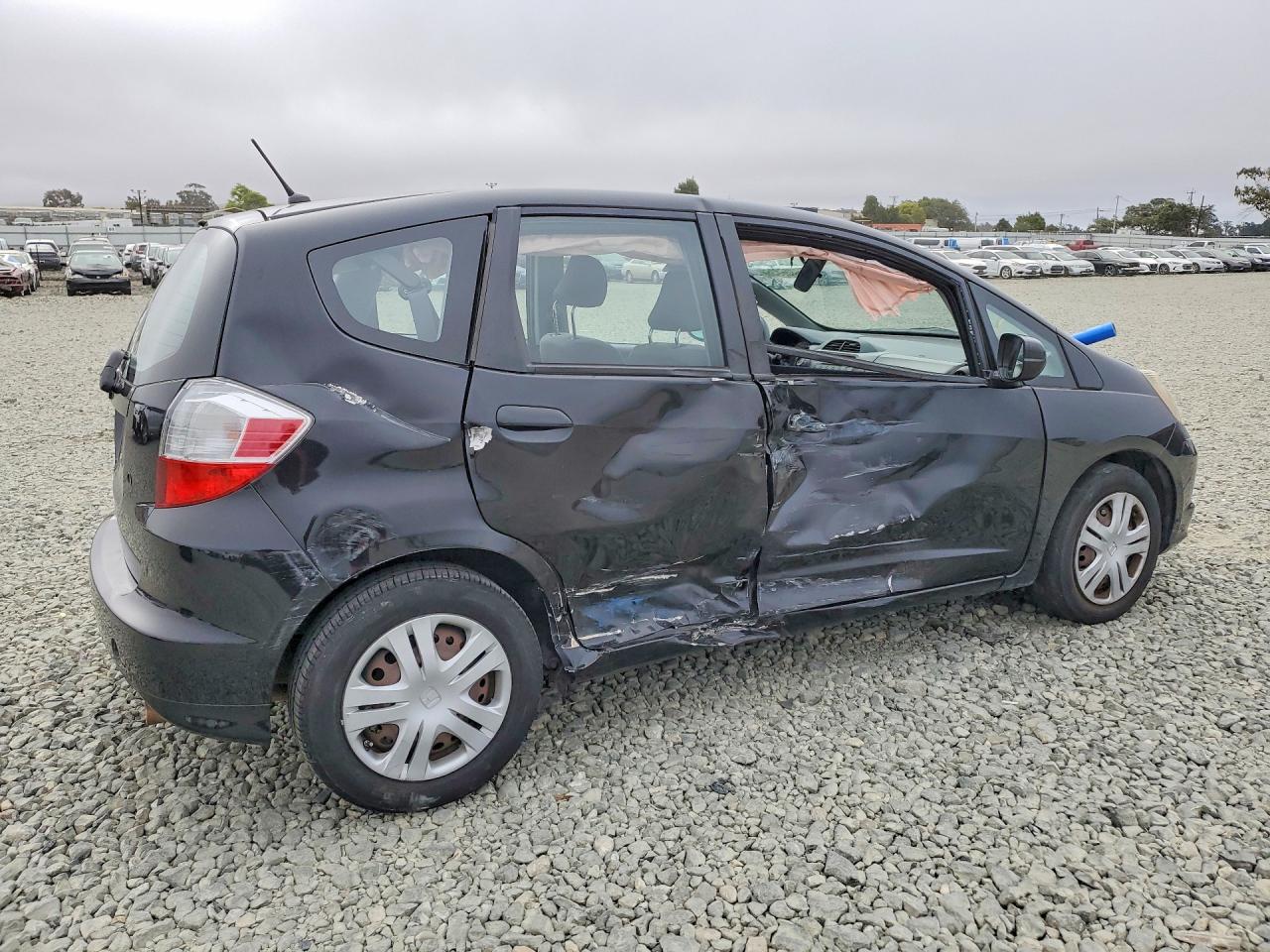 2010 Honda Fit Black vin: JHMGE8H26AC038190