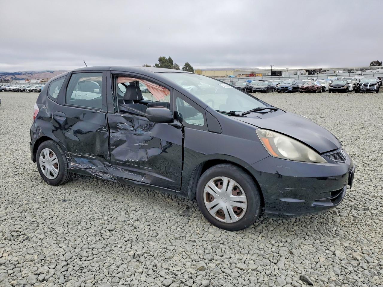 2010 Honda Fit Black vin: JHMGE8H26AC038190