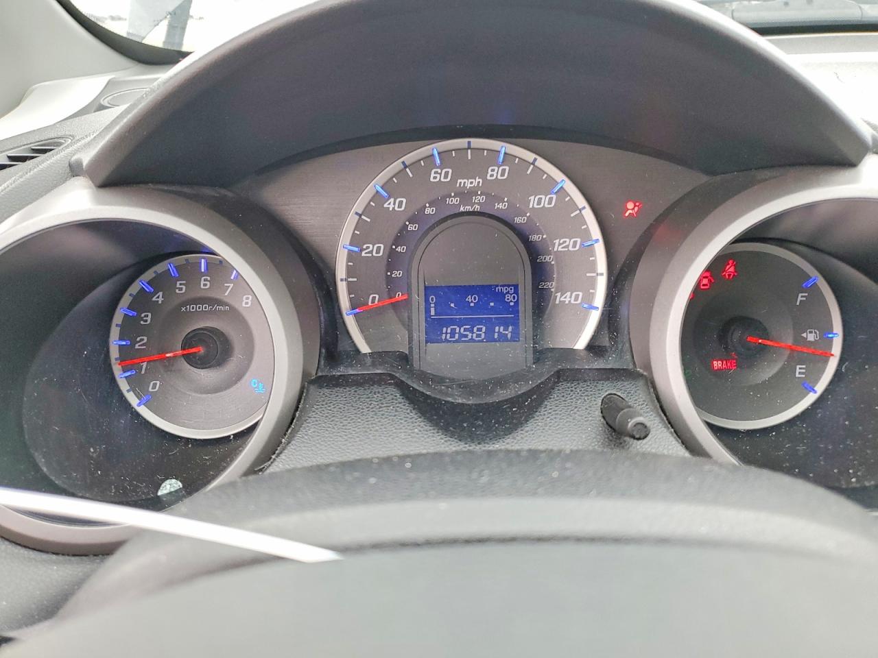 2010 Honda Fit Black vin: JHMGE8H26AC038190