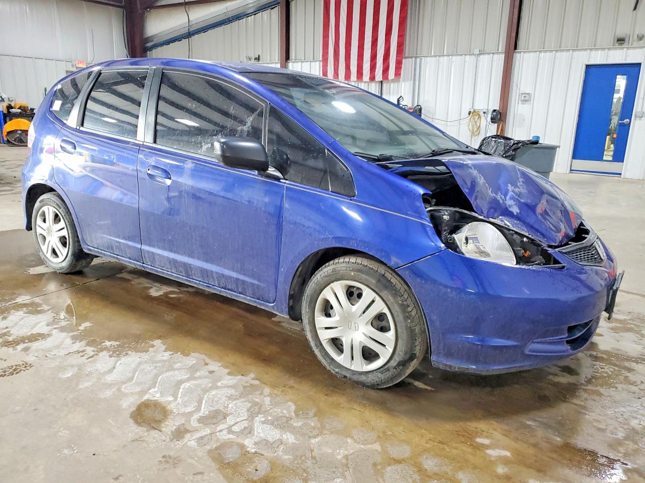 2010 Honda Fit Blue vin: JHMGE8H26AS003543