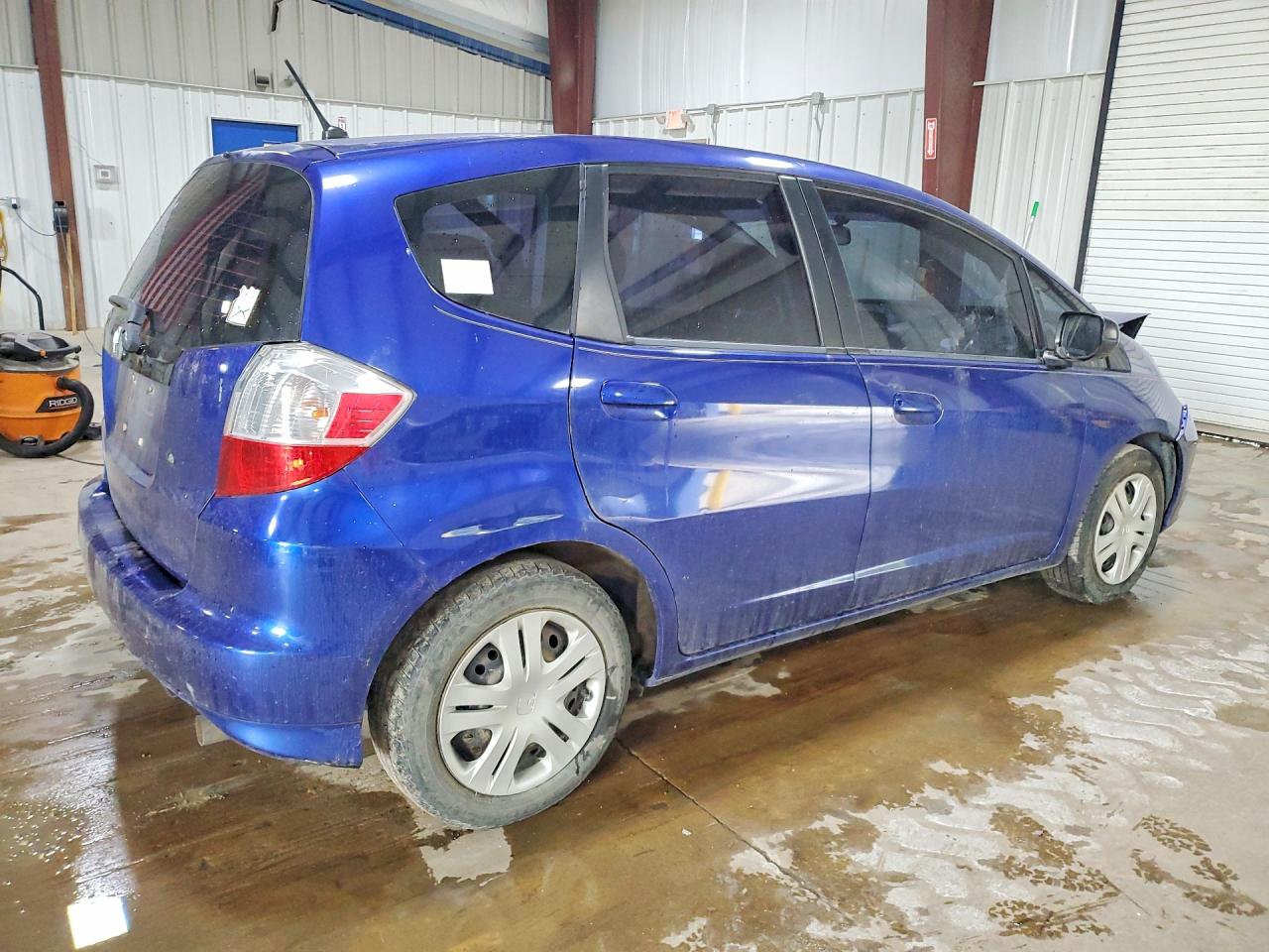 2010 Honda Fit Blue vin: JHMGE8H26AS003543