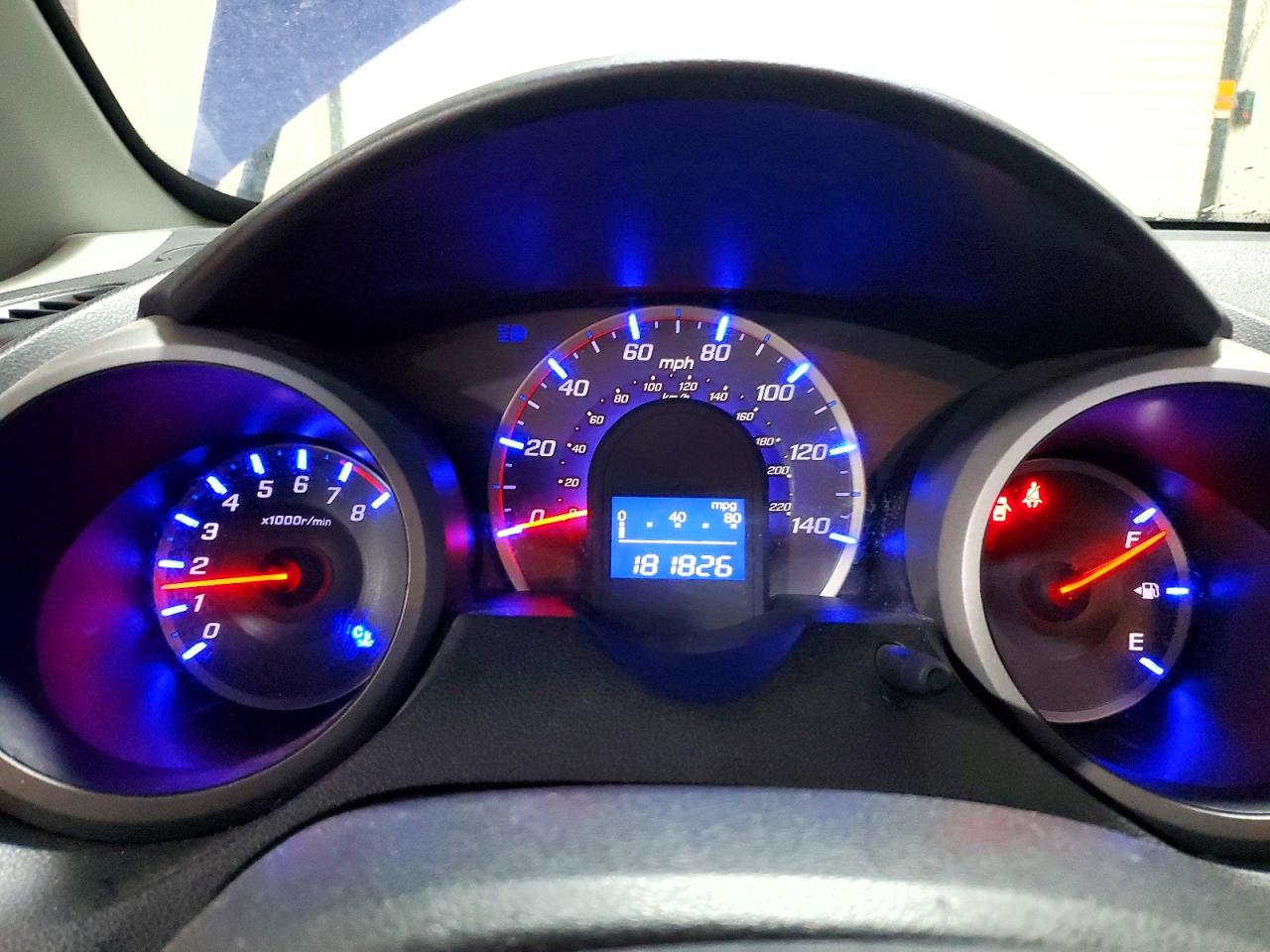 2010 Honda Fit Blue vin: JHMGE8H26AS003543