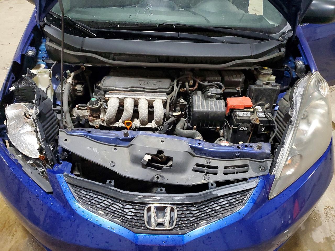 2010 Honda Fit Blue vin: JHMGE8H26AS003543