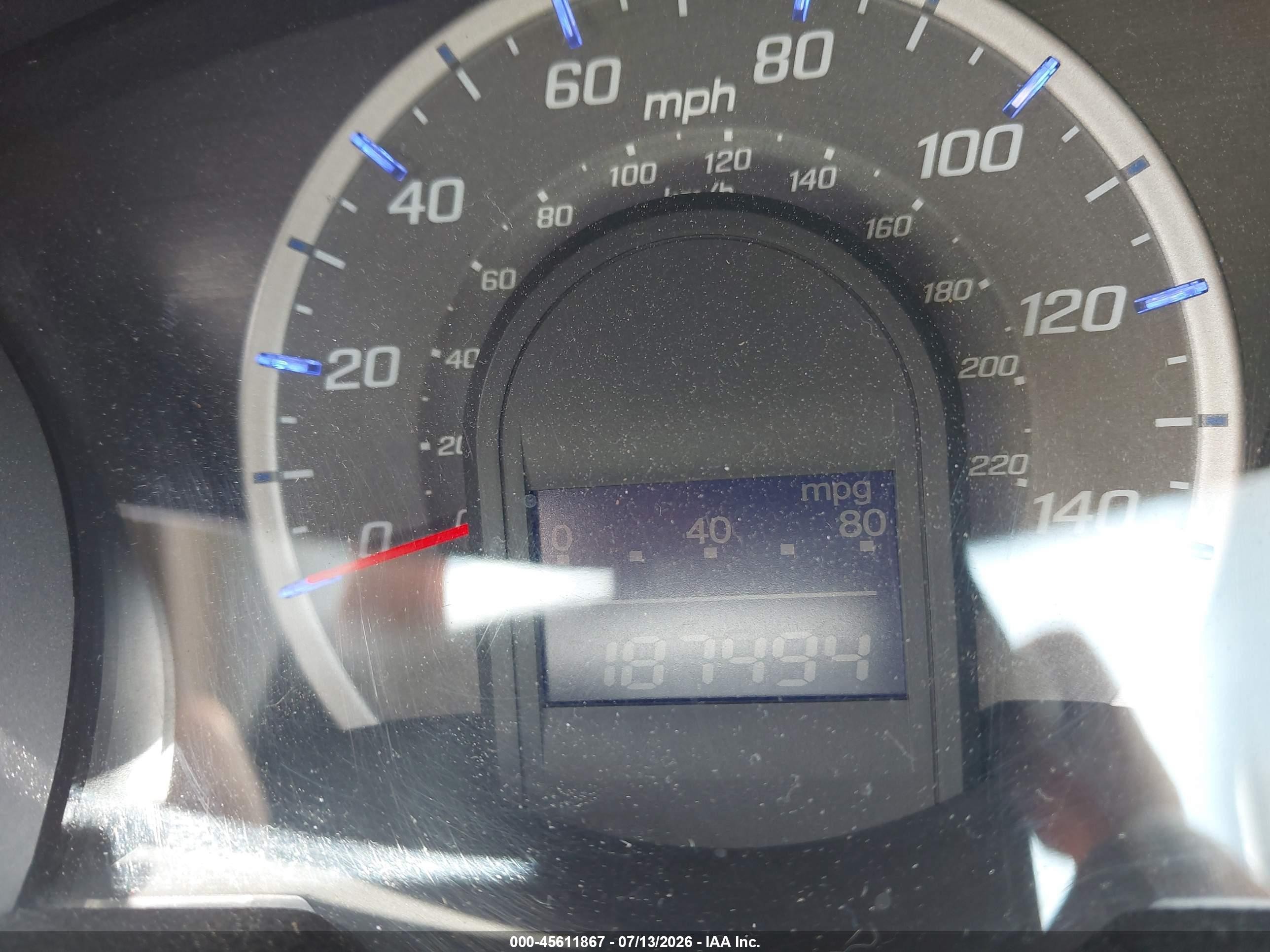 2010 Honda Fit Blue vin: JHMGE8H27AC008101
