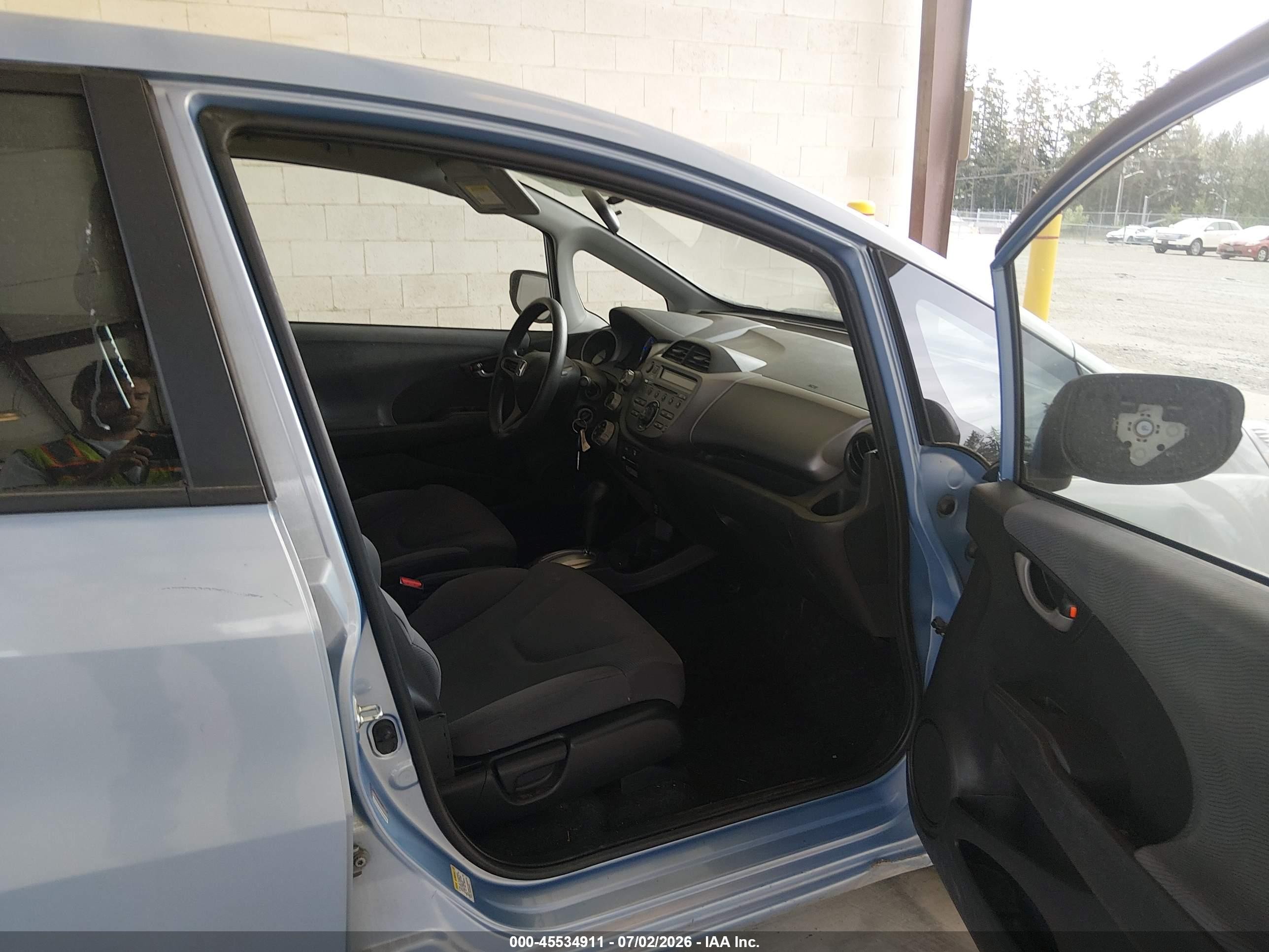 2010 Honda Fit   Light Blue vin: JHMGE8H27AC033936