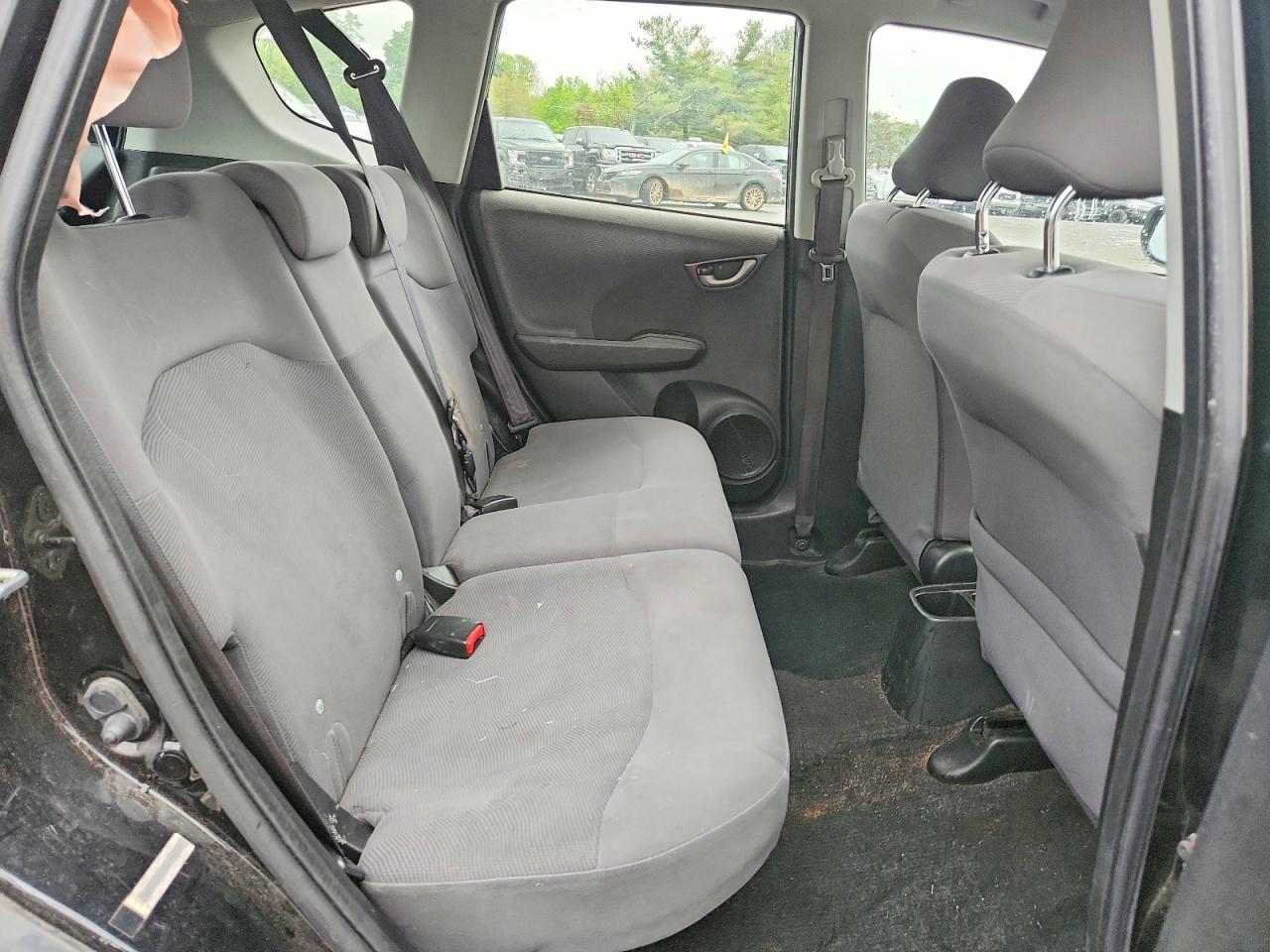 2010 Honda Fit Black vin: JHMGE8H27AC039395