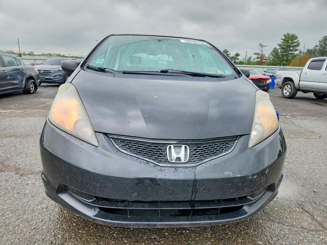 2010 Honda Fit Black vin: JHMGE8H27AC039395