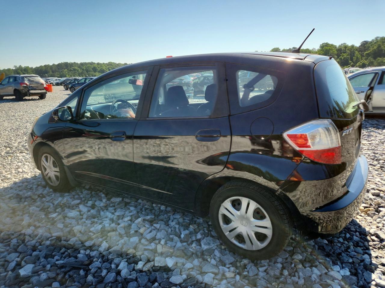2010 Honda Fit Black vin: JHMGE8H27AS011747