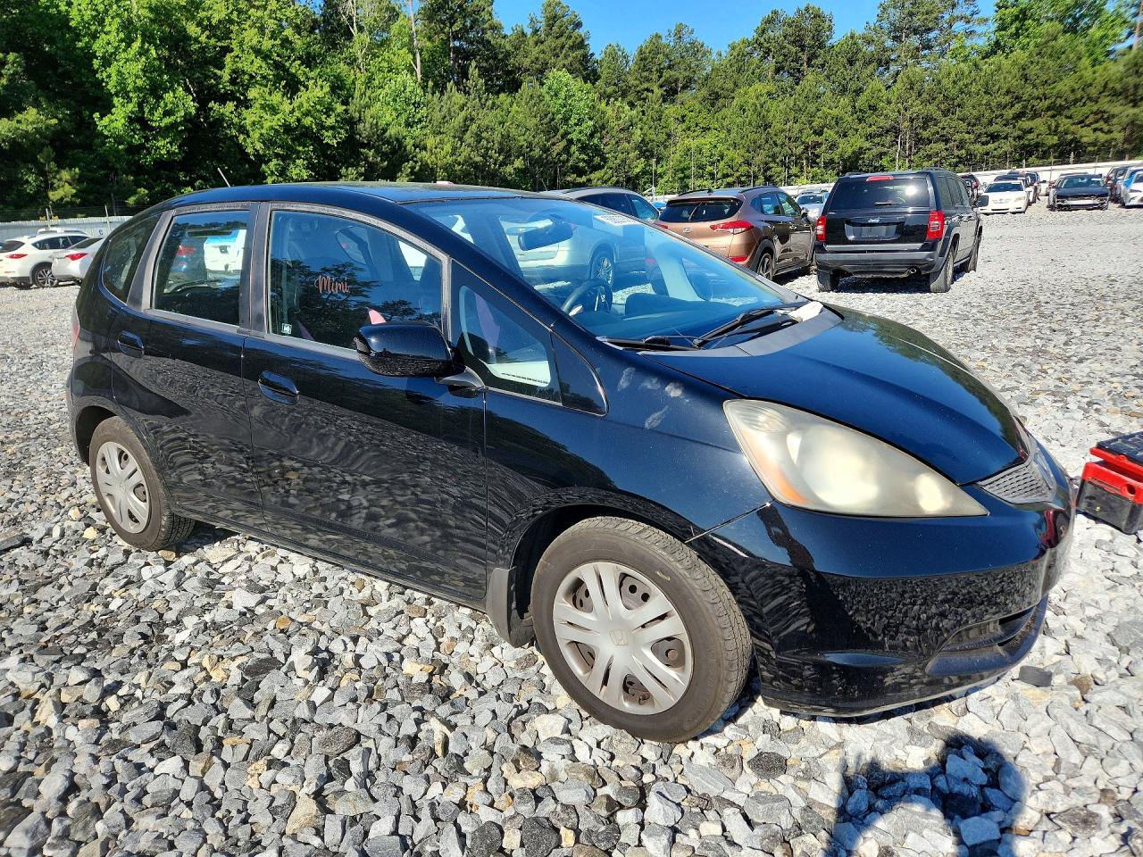 2010 Honda Fit Black vin: JHMGE8H27AS011747