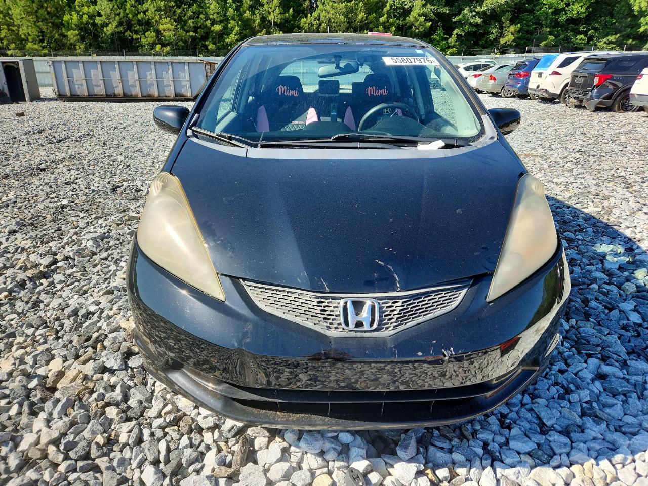 2010 Honda Fit Black vin: JHMGE8H27AS011747