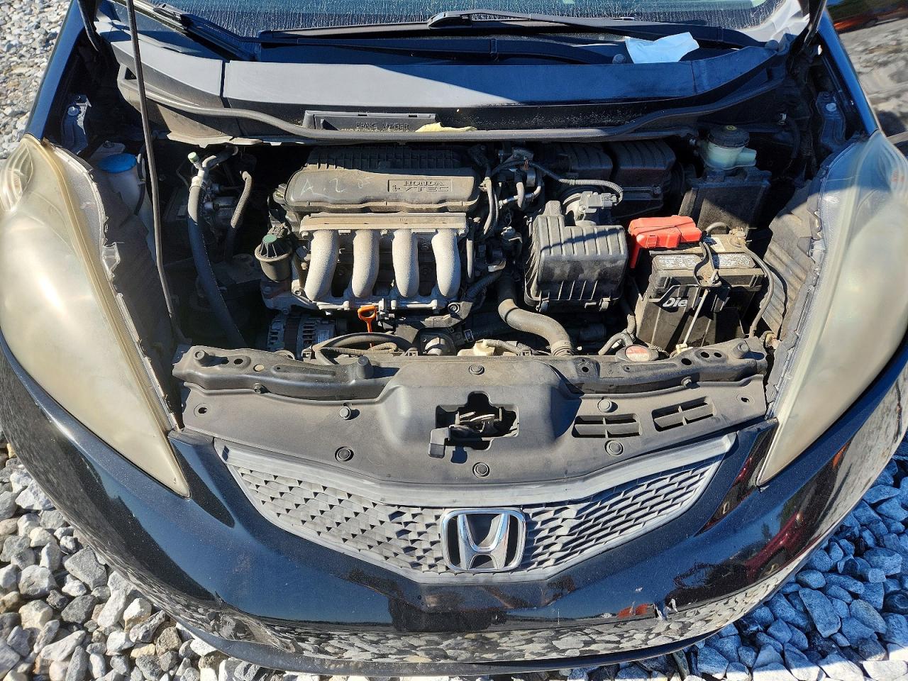 2010 Honda Fit Black vin: JHMGE8H27AS011747