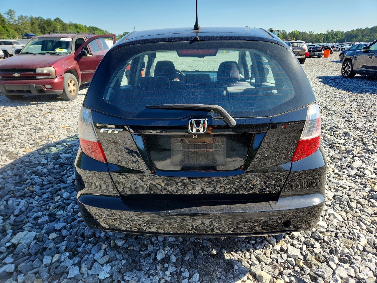 2010 Honda Fit Black vin: JHMGE8H27AS011747
