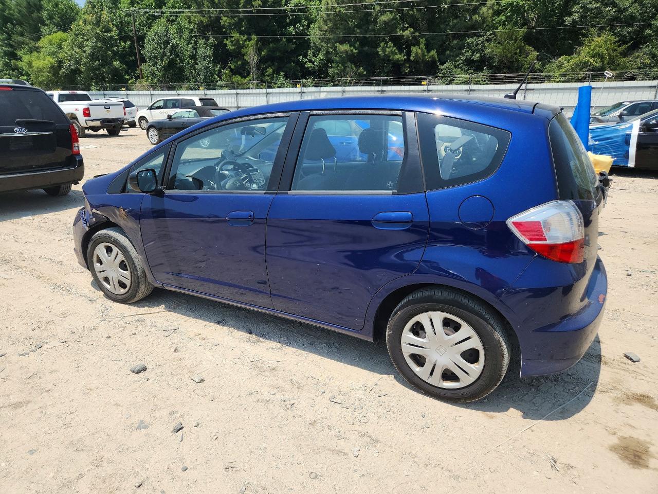 2010 Honda Fit Blue vin: JHMGE8H28AC015333