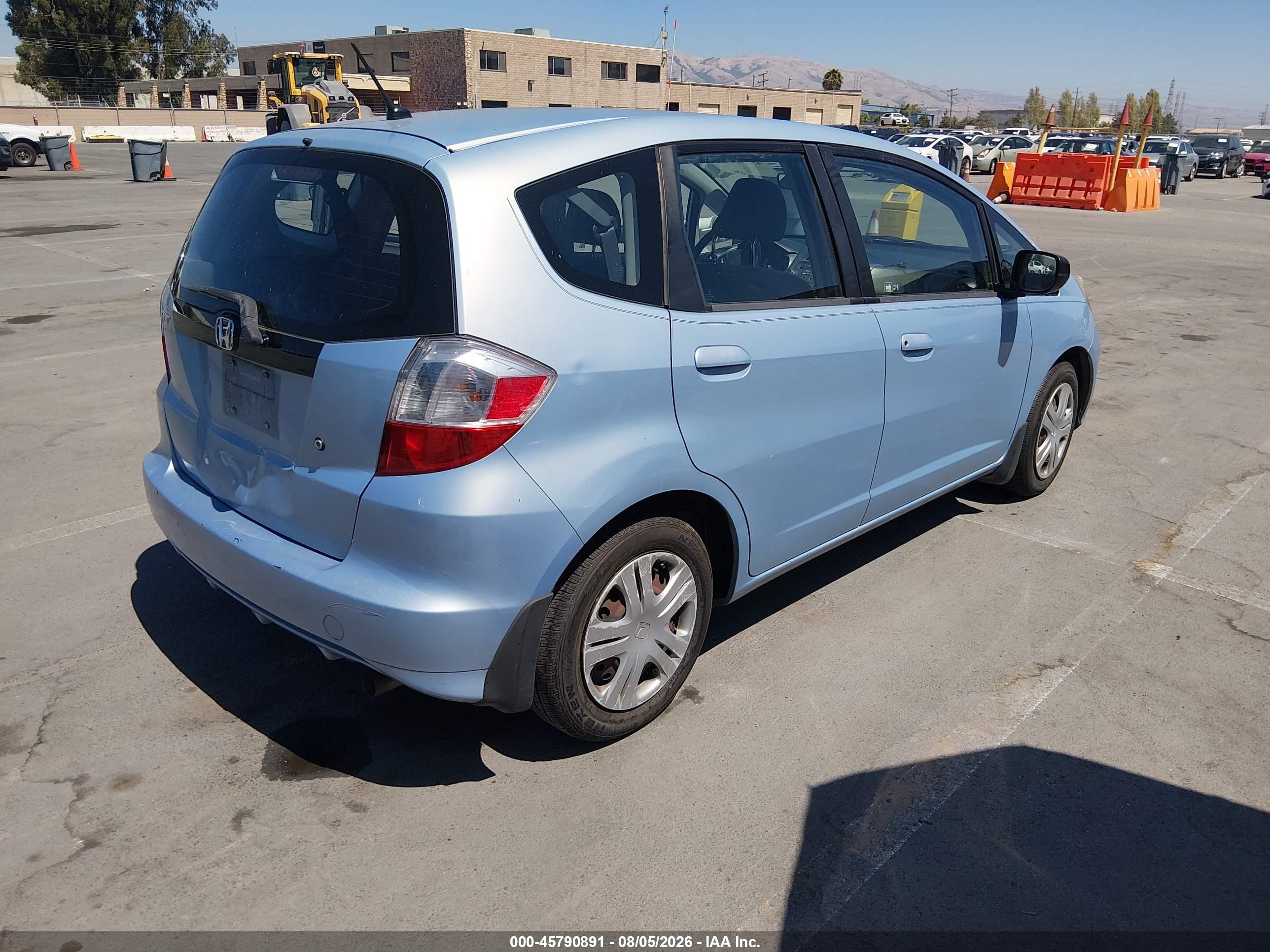 2010 Honda Fit   Blue vin: JHMGE8H28AC036621