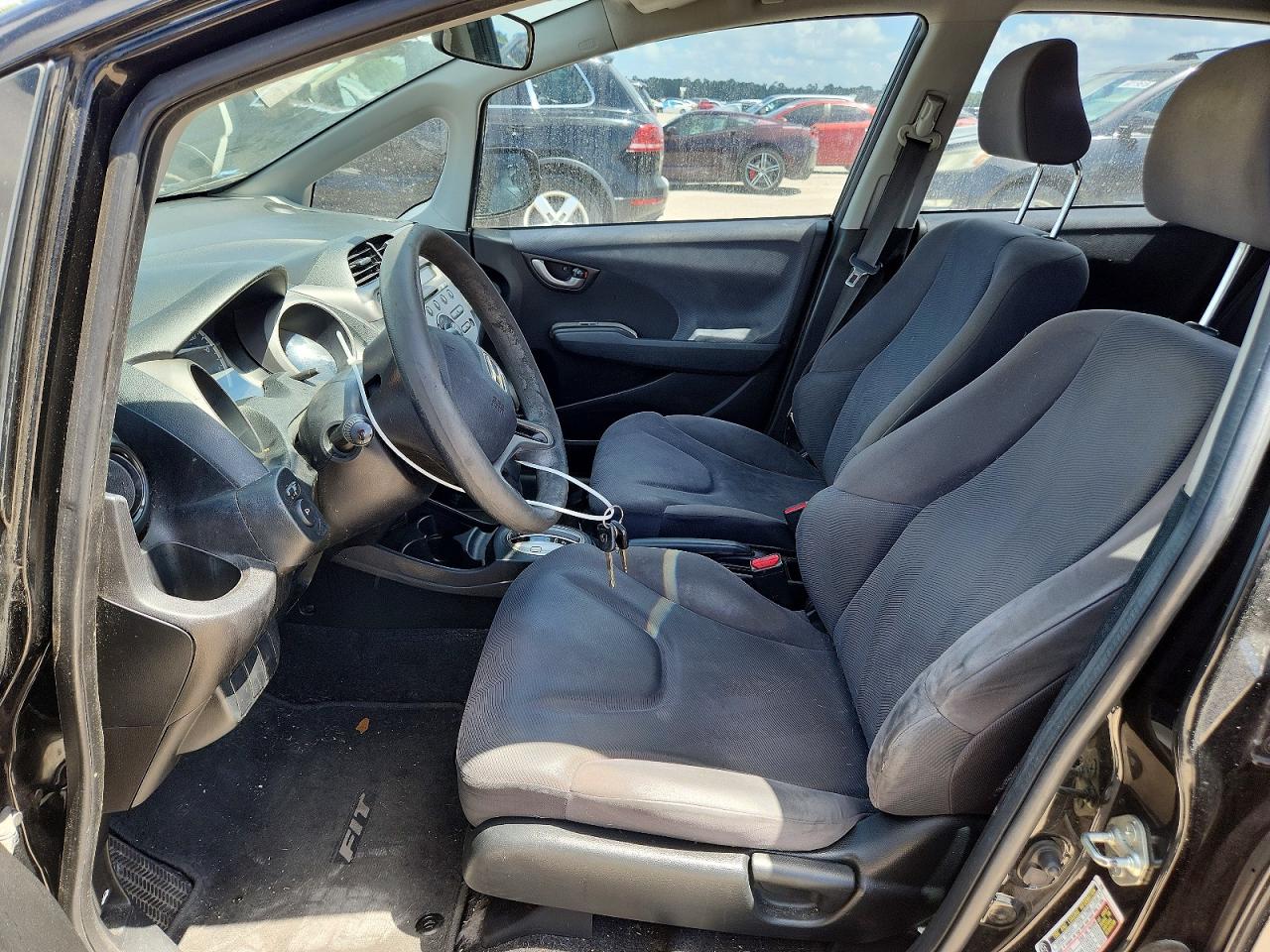 2010 Honda Fit Black vin: JHMGE8H28AS000546