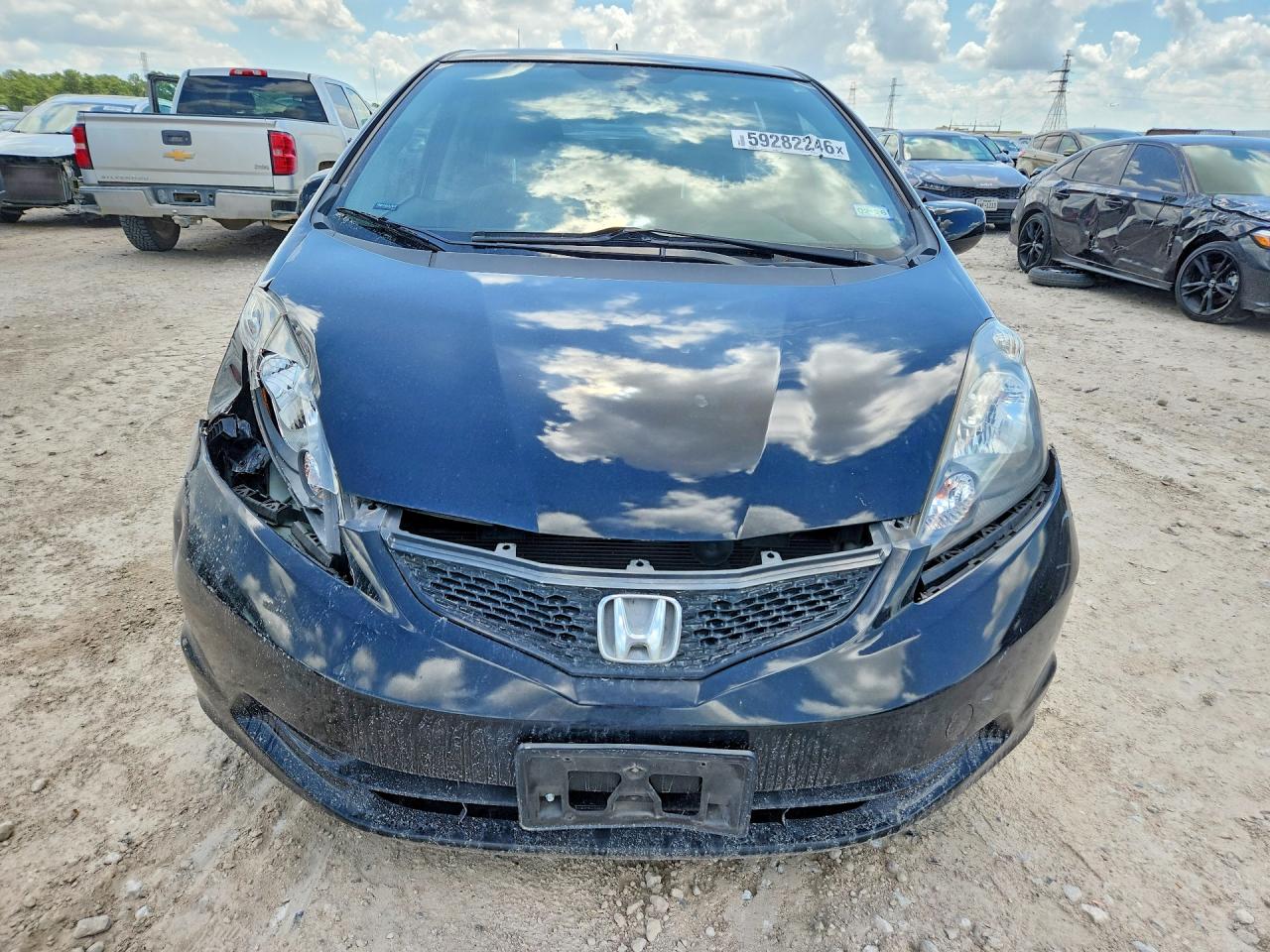 2010 Honda Fit Black vin: JHMGE8H28AS000546