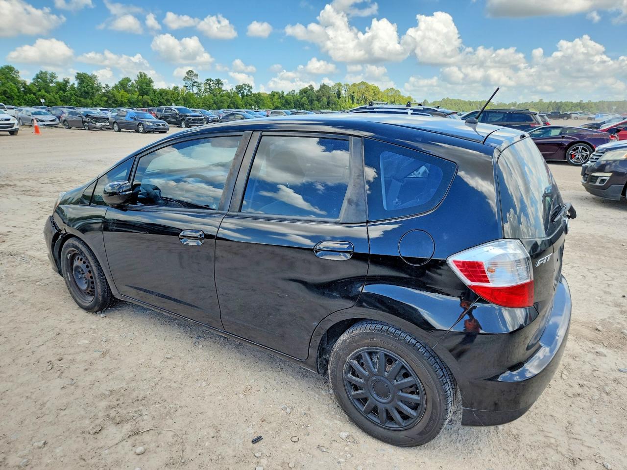 2010 Honda Fit Black vin: JHMGE8H28AS000546