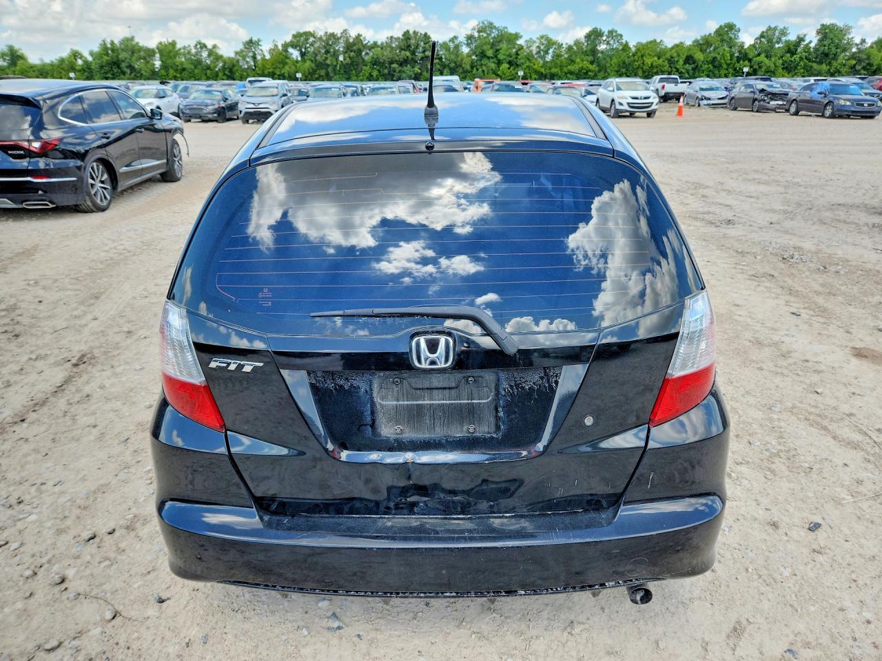2010 Honda Fit Black vin: JHMGE8H28AS000546