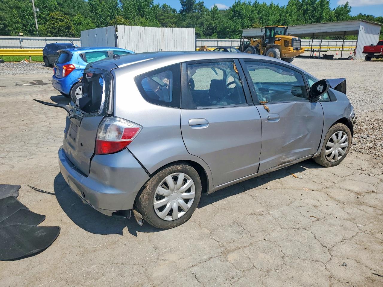 2010 Honda Fit Silver vin: JHMGE8H28AS012860