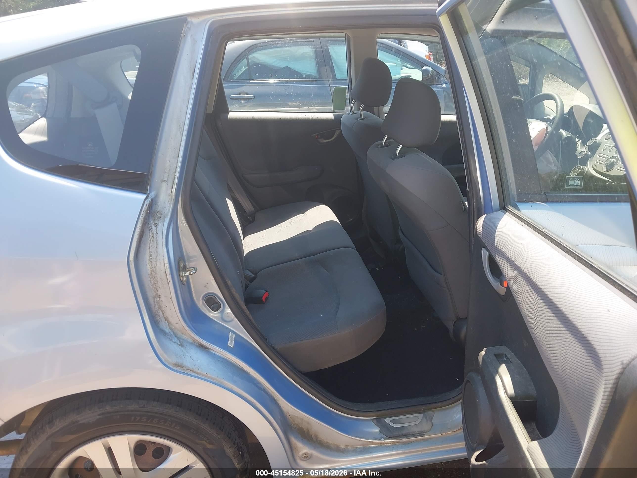 2010 Honda Fit Light Blue vin: JHMGE8H29AC026650