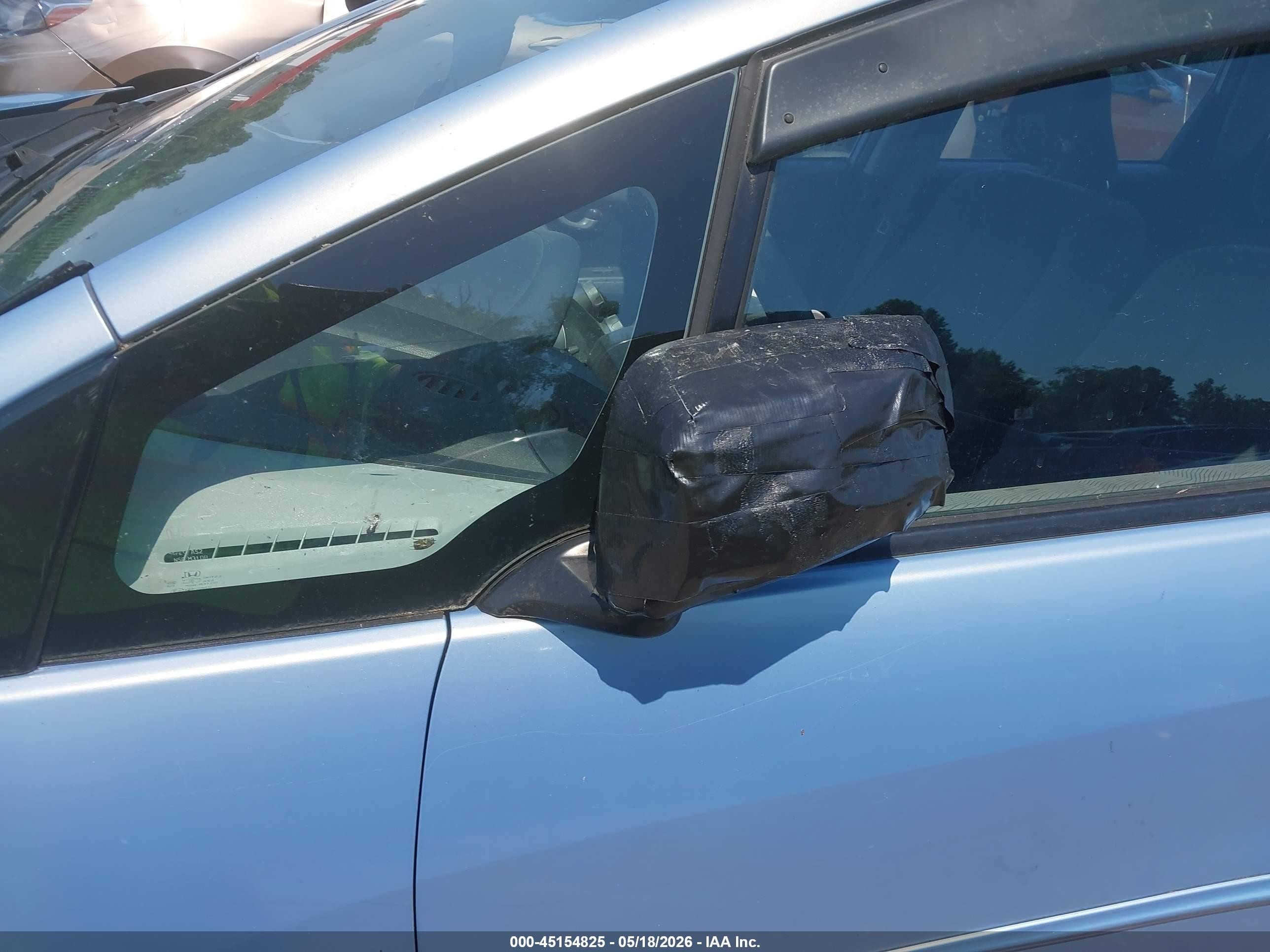 2010 Honda Fit Light Blue vin: JHMGE8H29AC026650