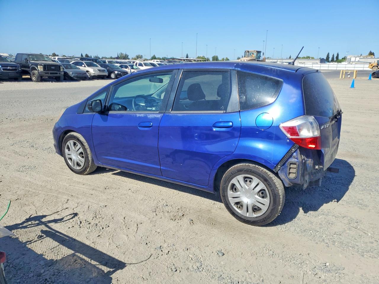 2010 Honda Fit Синий vin: JHMGE8H29AS022104