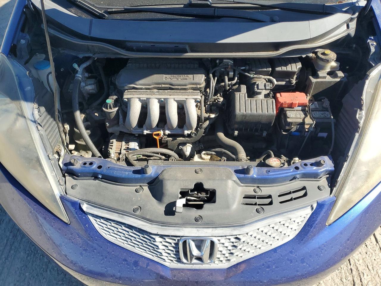 2010 Honda Fit Синий vin: JHMGE8H29AS022104