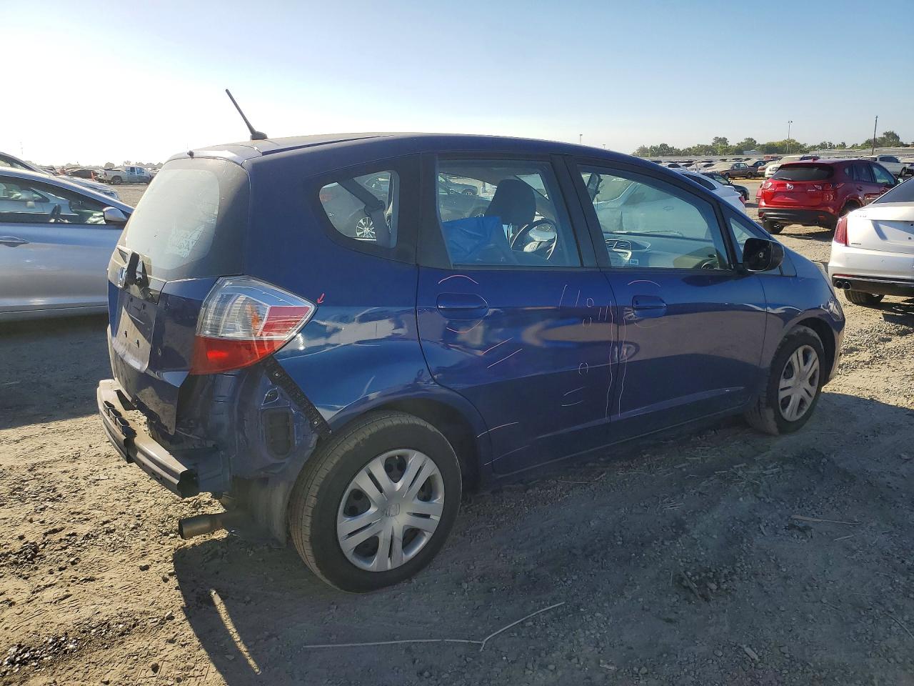 2010 Honda Fit Blue vin: JHMGE8H29AS027013