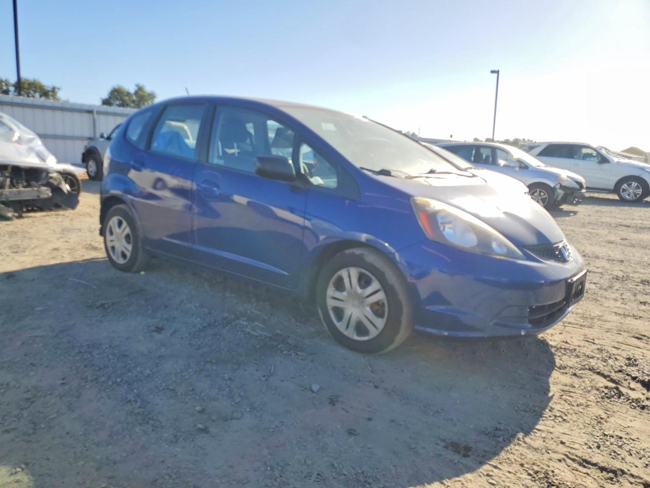 2010 Honda Fit Blue vin: JHMGE8H29AS027013