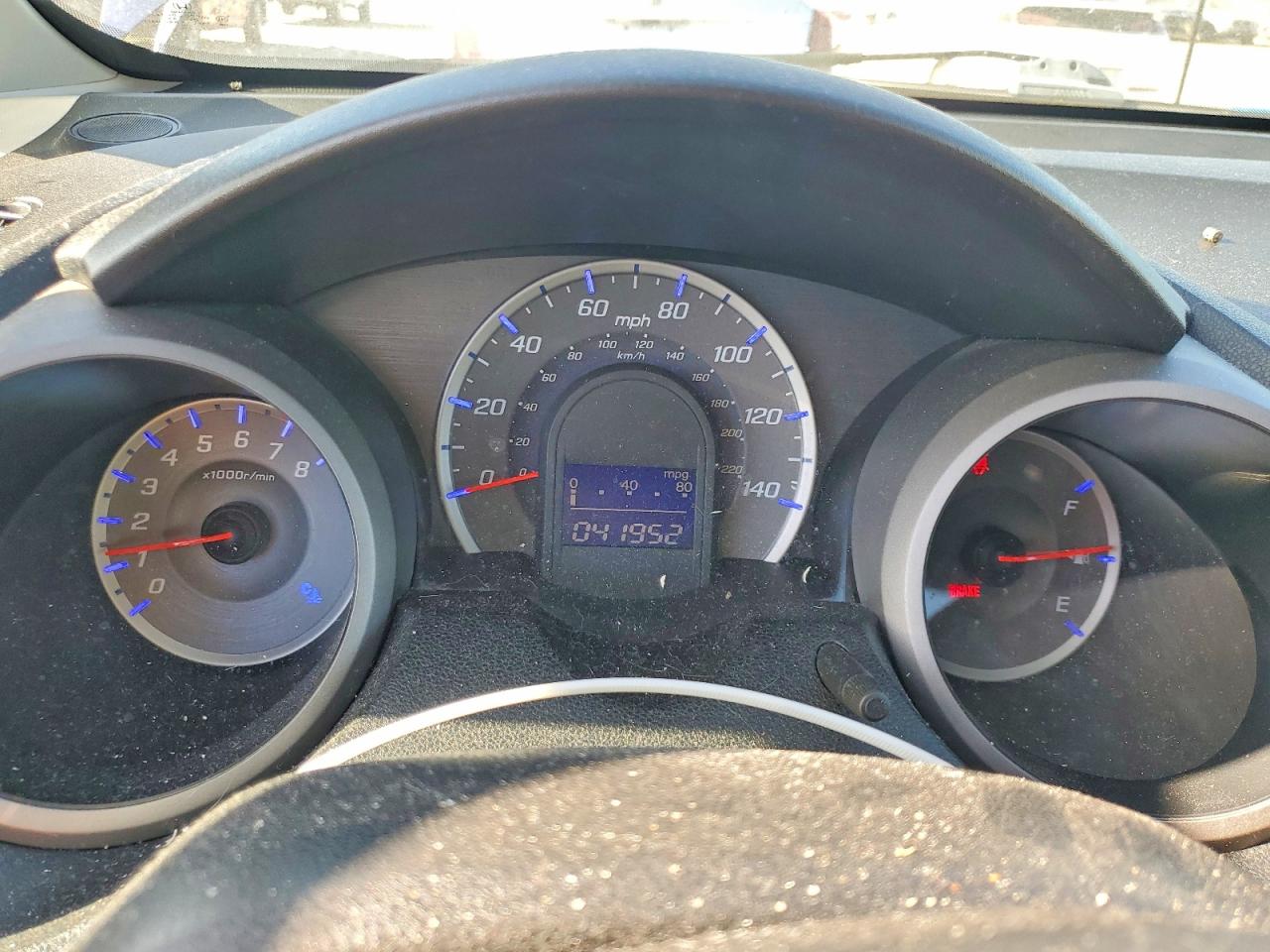 2010 Honda Fit Blue vin: JHMGE8H29AS027013