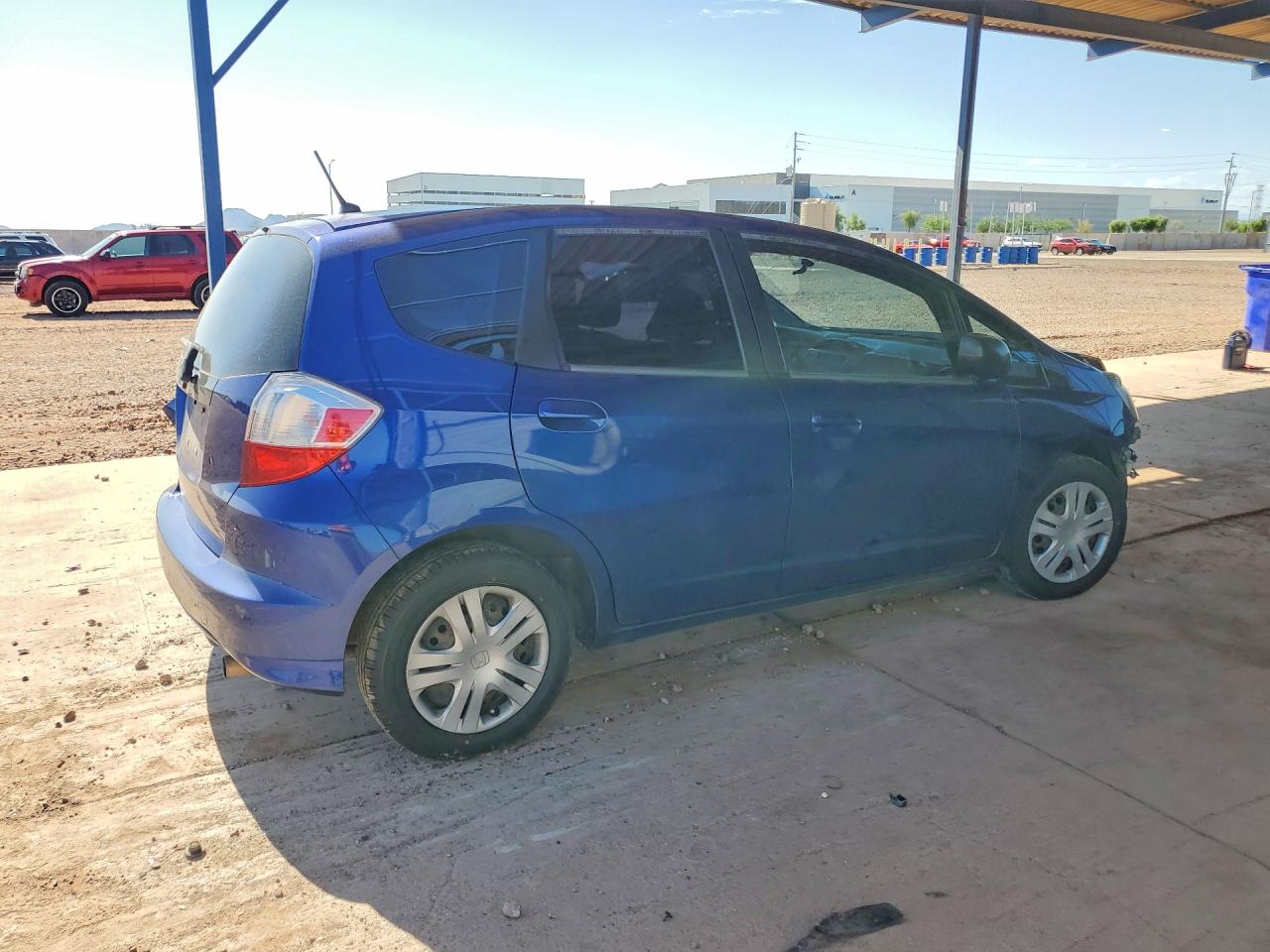 2010 Honda Fit Blue vin: JHMGE8H2XAC007914