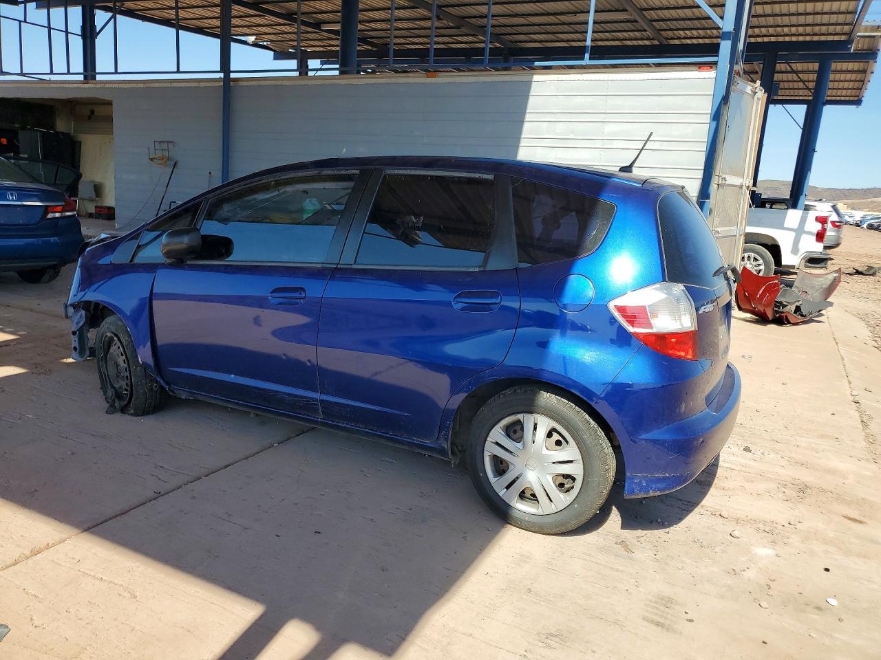 2010 Honda Fit Blue vin: JHMGE8H2XAC007914
