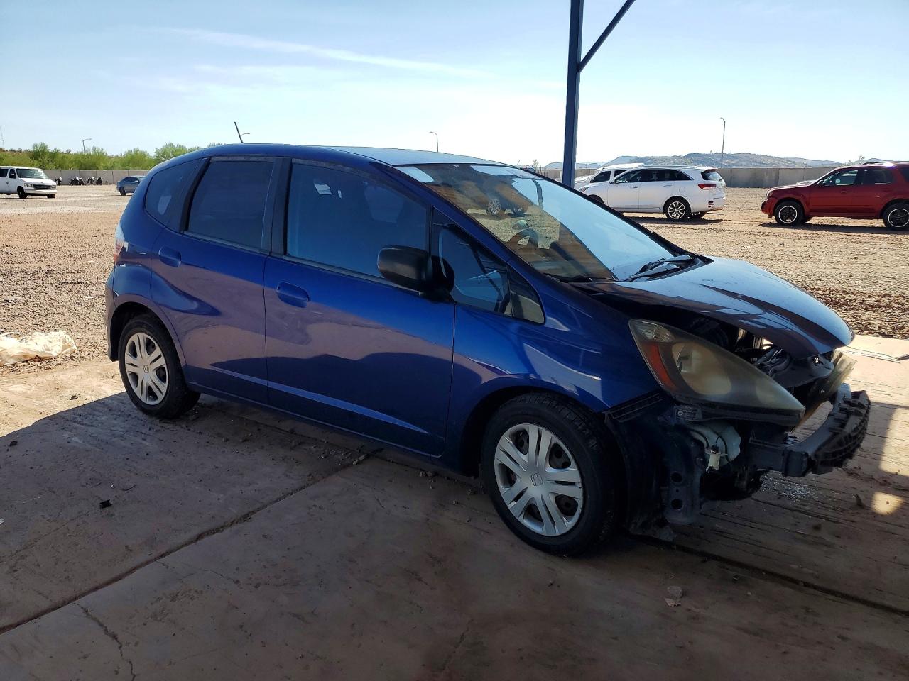 2010 Honda Fit Blue vin: JHMGE8H2XAC007914