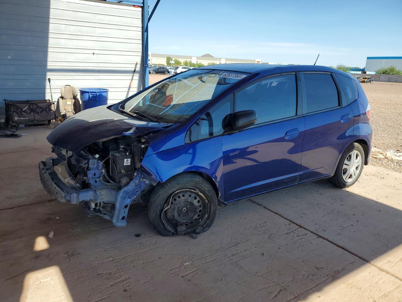 2010 Honda Fit Blue vin: JHMGE8H2XAC007914