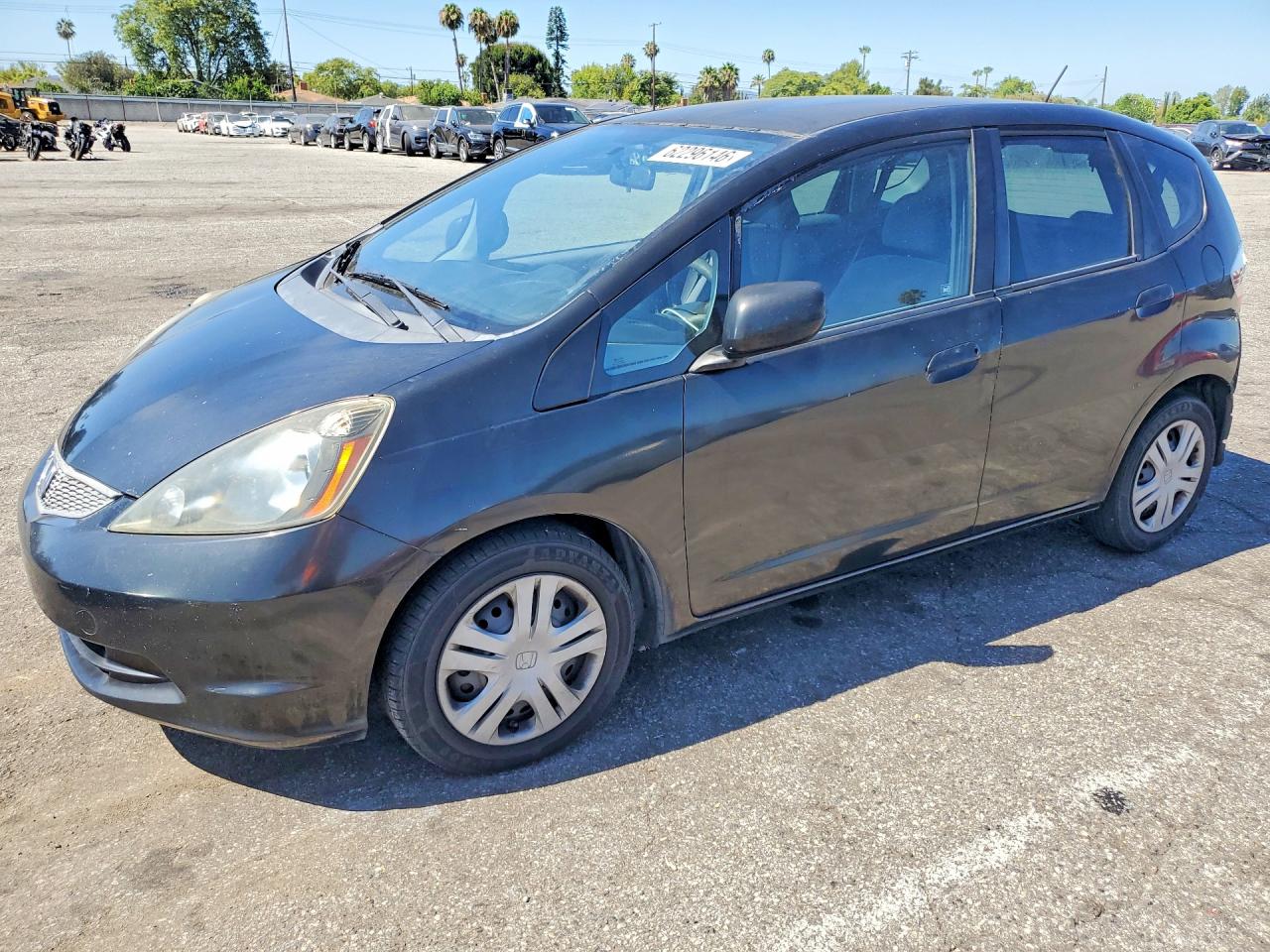 2010 Honda Fit Black vin: JHMGE8H2XAC013440