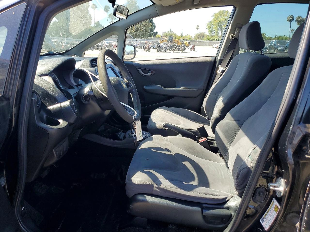 2010 Honda Fit Black vin: JHMGE8H2XAC013440