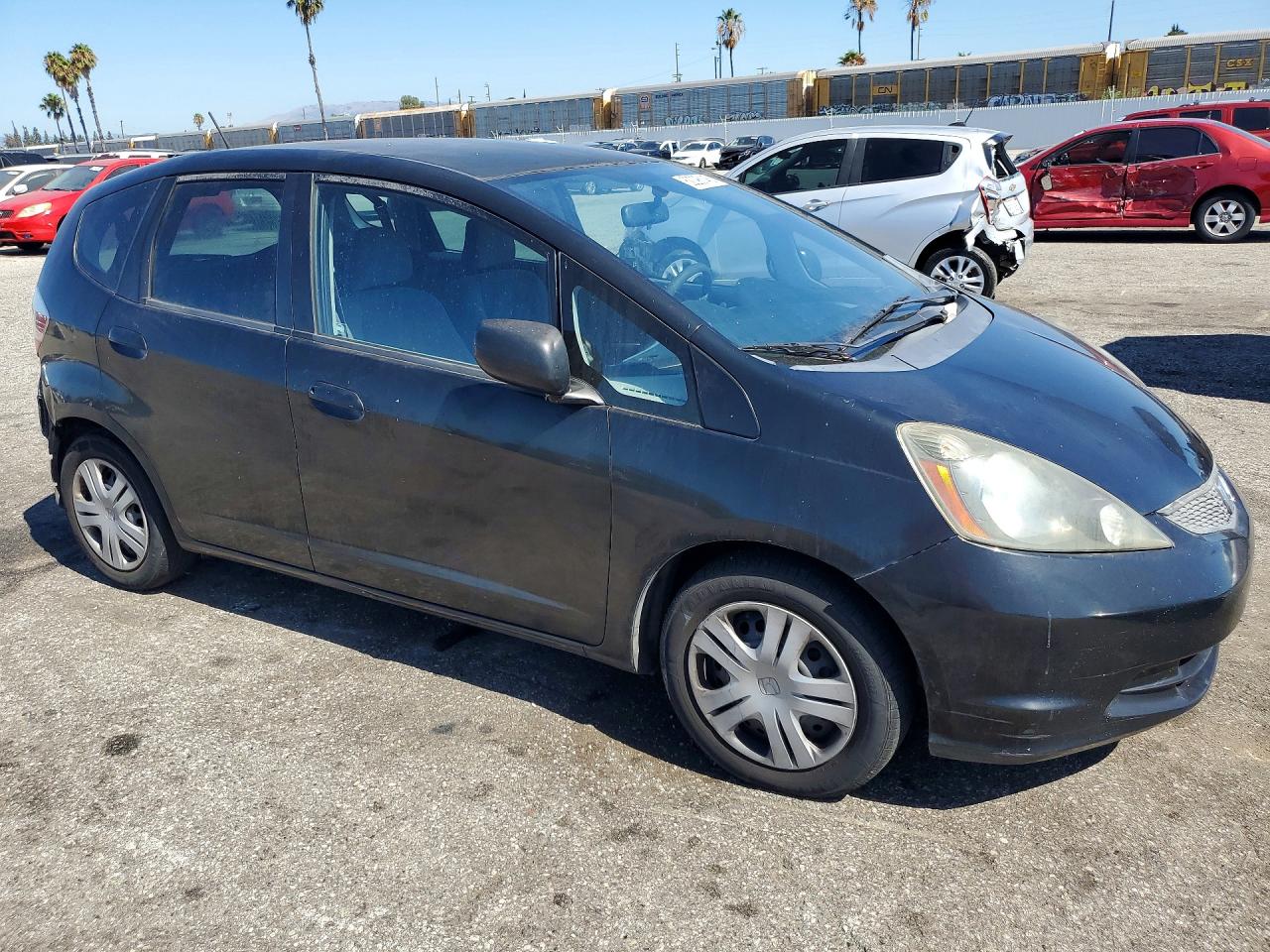 2010 Honda Fit Black vin: JHMGE8H2XAC013440