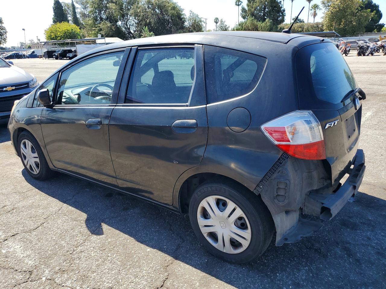 2010 Honda Fit Black vin: JHMGE8H2XAC013440