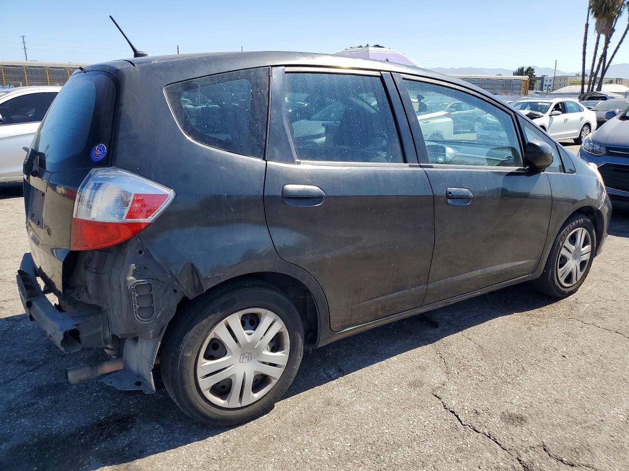 2010 Honda Fit Black vin: JHMGE8H2XAC013440