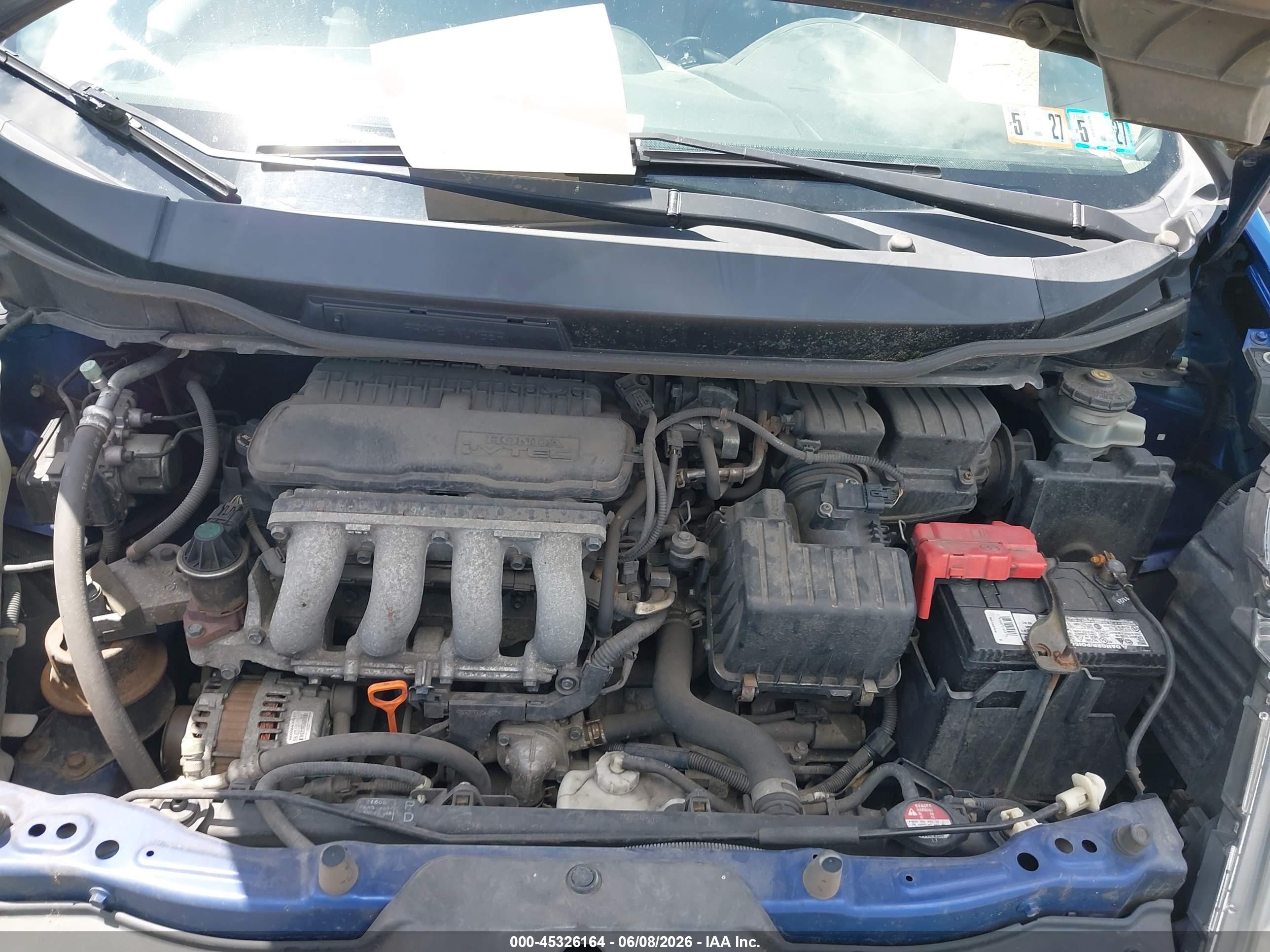2010 Honda Fit   Blue vin: JHMGE8H2XAS012083