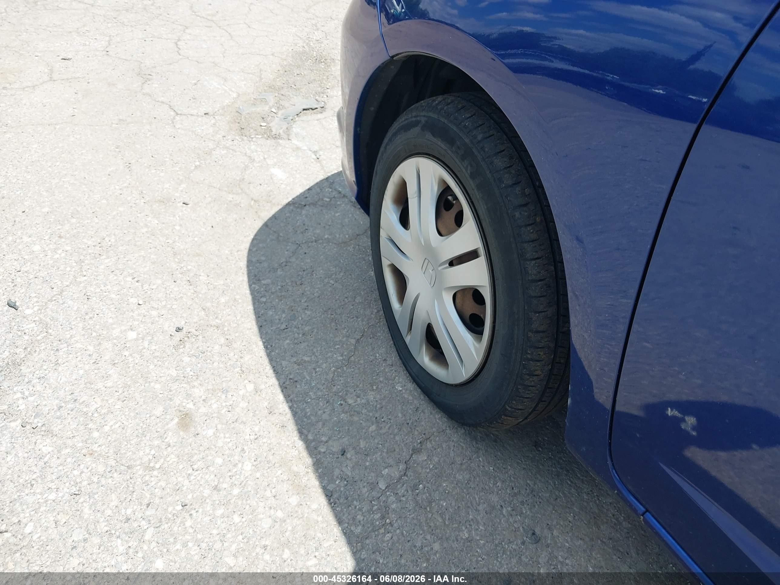 2010 Honda Fit   Blue vin: JHMGE8H2XAS012083