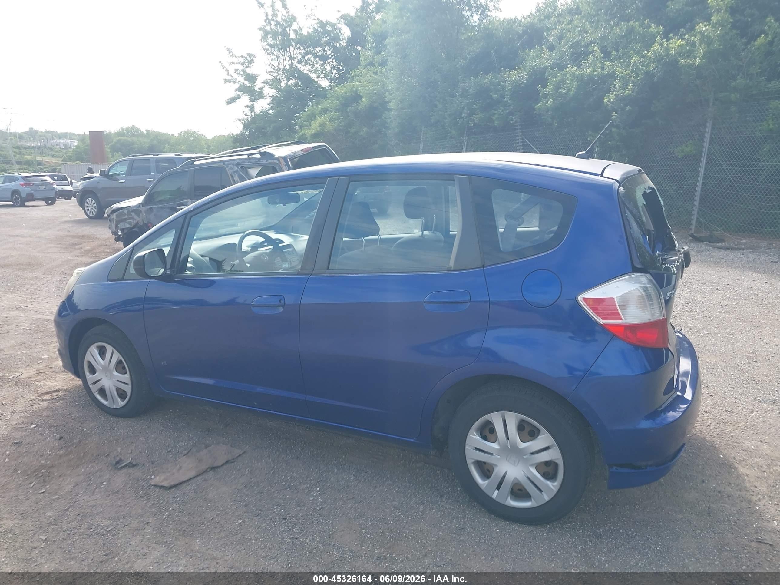 2010 Honda Fit   Blue vin: JHMGE8H2XAS012083