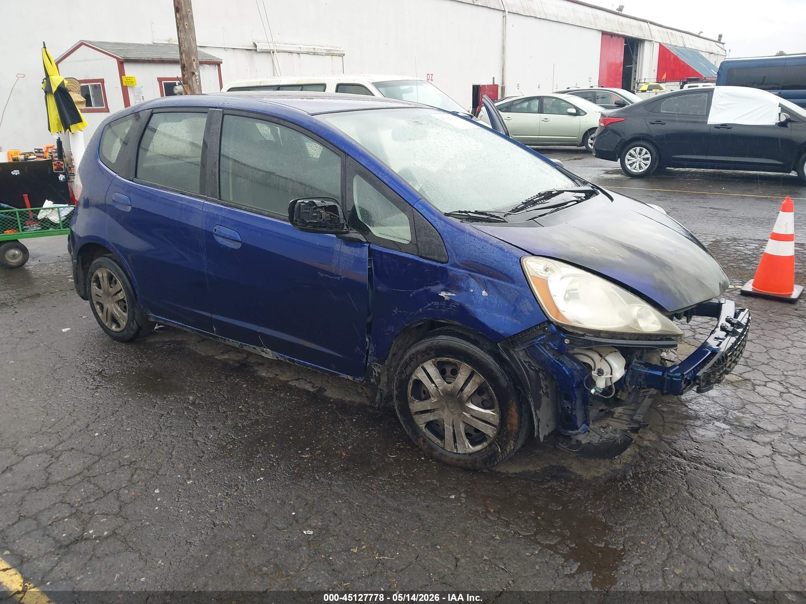 2010 Honda Fit   Blue vin: JHMGE8H2XAS019504