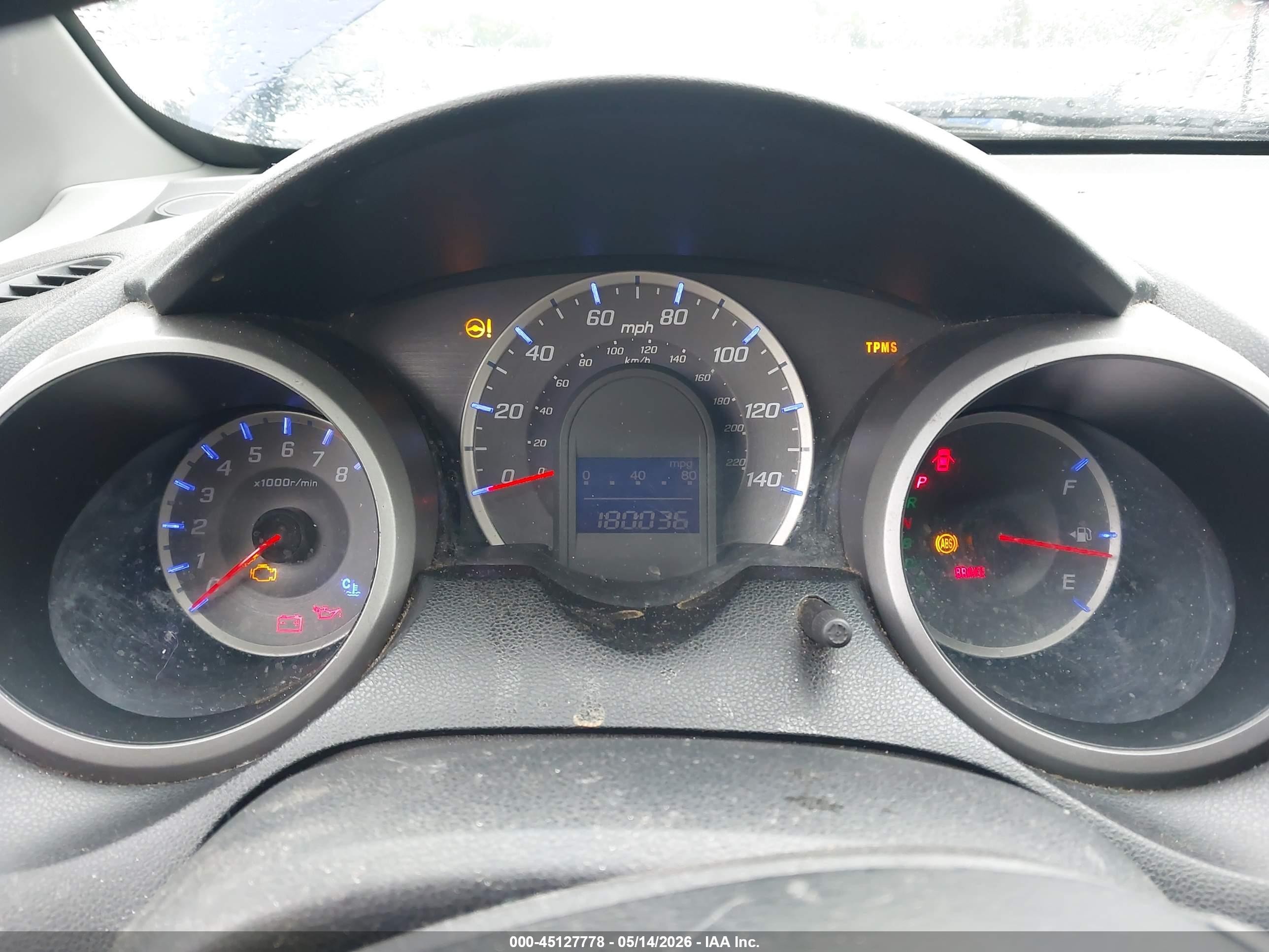 2010 Honda Fit   Blue vin: JHMGE8H2XAS019504